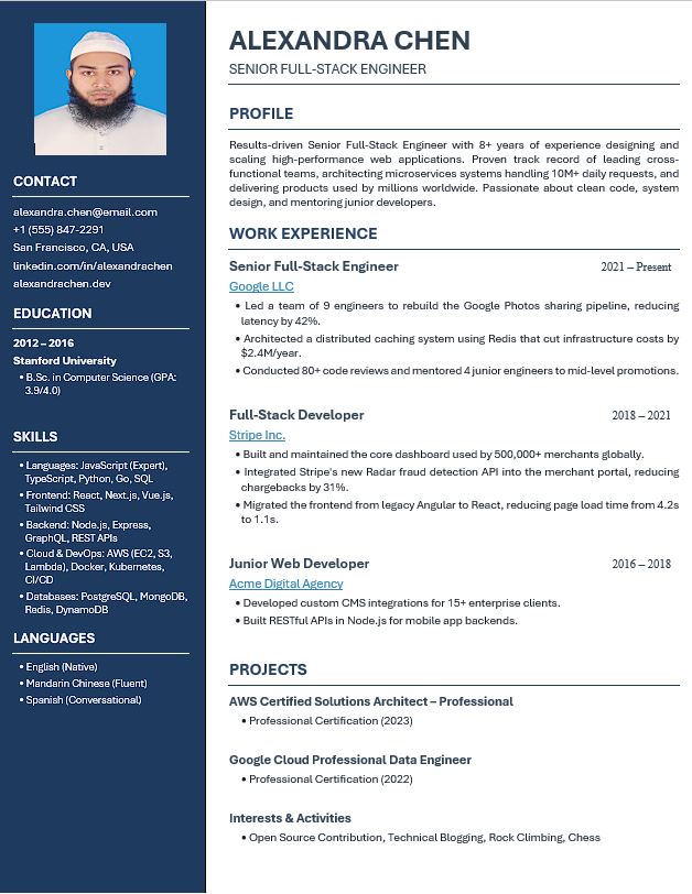 CV Output 1